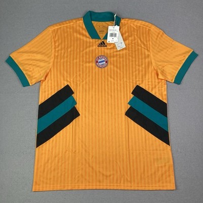 Bayern Munich Jersey Icon Men s Soccer Jersey Yellow Adidas HT8833/ Men s Size M