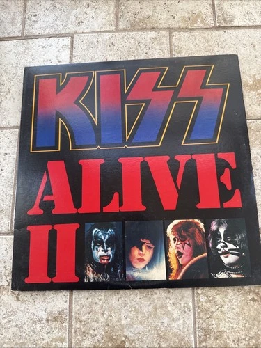 KISS ALIVE II VINYL DOUBLE LP RECORD ALBUM 1977 CASABLANCA HARD ROCK