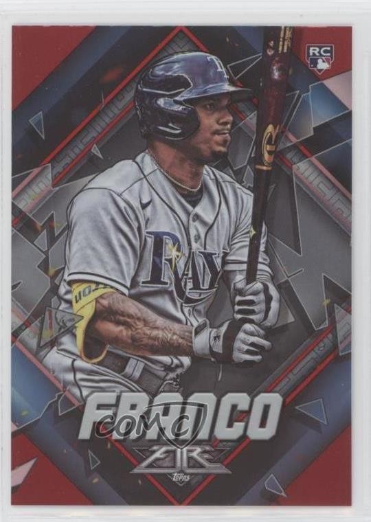 2022 Topps Fire Flame Wander Franco #128 0nr3