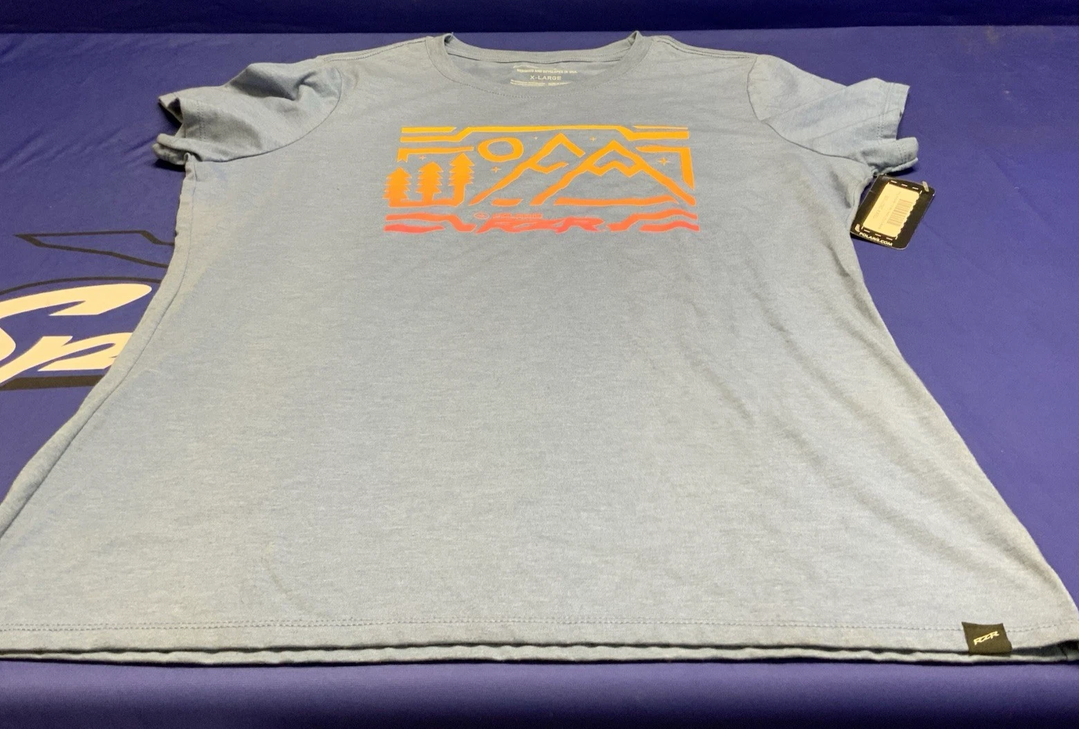 Polaris Women's RZR Scenic Blue Tee XL 286071509