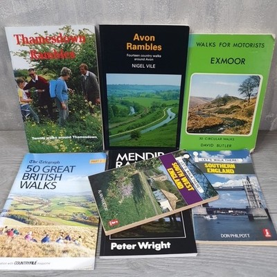 Walking Books x  7 Rambling Outdoor Activities Exercise Circular Walk Routes