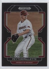 2022 Panini Prizm Draft Picks Black Prizm Peyton Pallette #PDP62 e5p