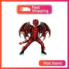 Morph Dragon Costume Kids, Red Dragon Wings, Halloween Costumes for Kids, S