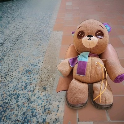 Thready Bear Interactive  Plush. wirh Facial Expression.  Works Well 2024