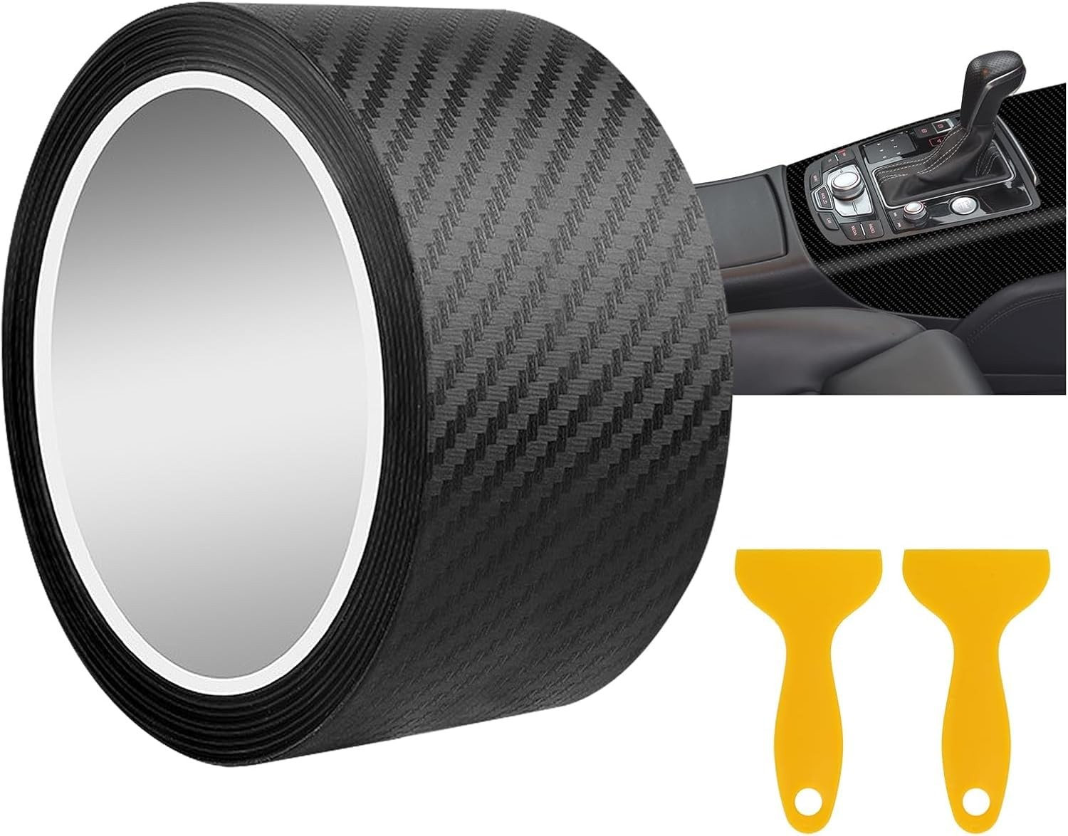 Covering Carbone de Voiture Anti-Rayure pour Protéger vos Seuils de Porte