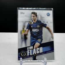 2023 Topps MLS Soccer  Leon Flach Rookie Card 110. rookie card picture