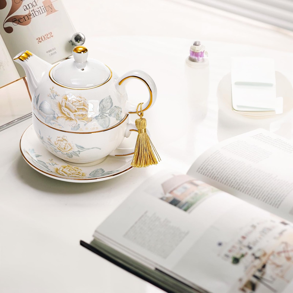 Grace Teaware Sugar And Creamer Set Grace Teaware Porcelain Sugar