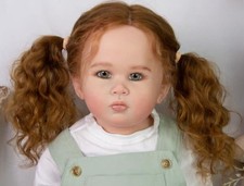 Muñeca bebé renacida niña niña tierna realista de 28 pulgadas juguete para cabello enraizado regalo