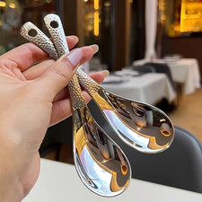 2Pcs Stainless Steel Spoon Set- Large Capacit...