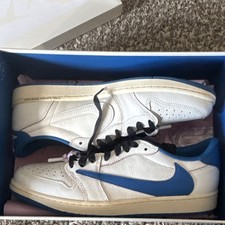 Fragment Design x Travis Scott x Air Jordan 1 Retro OG SP Low Sail