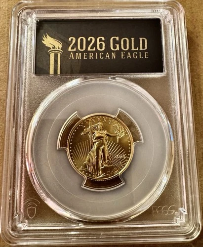 2026 $10 American Gold Eagle 1/4 oz PCGS MS70 FDOI Special Black Label