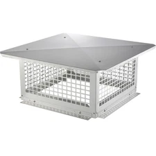Chimney Cap 17” x 17” 304Stainless Steel Fireplace Flue Caps Cover Mesh