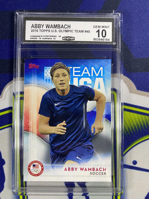 2016 Topps US Olympic Team 40 Abby Wambach CCG 10