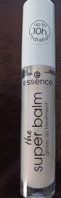 ESSENCE THE SUPER BALM GLOSSY LIP TREATMENT 10 HOUR HYDRATION .16 FL OZ SEALED