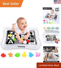 Tummy Time Water Mat Inflatable Tummy Time Water Play Mat for Babies, Infants...