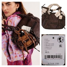 Free People We The Free Baby Emerson Tote Bag Bitter Bark NWT $178