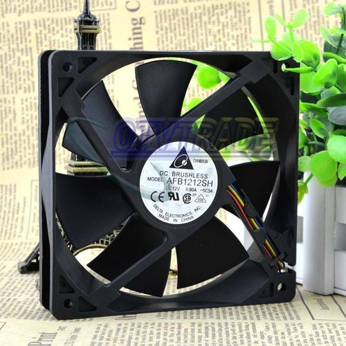 DELTA AFB1212SH 120*120*25mm 12V 0.8A 4pin PWM Case Cooling Fan - Picture 3 of 9