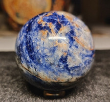 Sfera di Cristallo 240g 57mm Minerale Sodalite Crystal Sphere Reiki Brasile