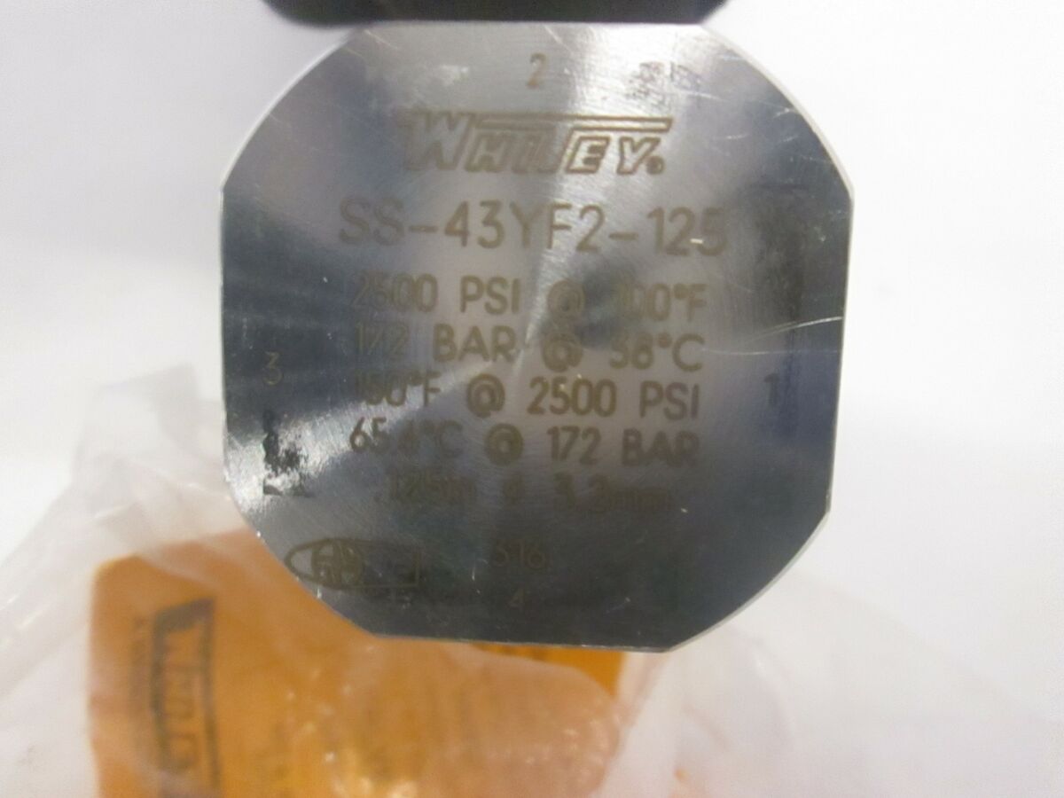 Whitey, SS-43YF2-125, 4 Way Ball Valve, New | eBay Whitey, SS-43YF2-125, 4 Way Ball Valve, New | eBay