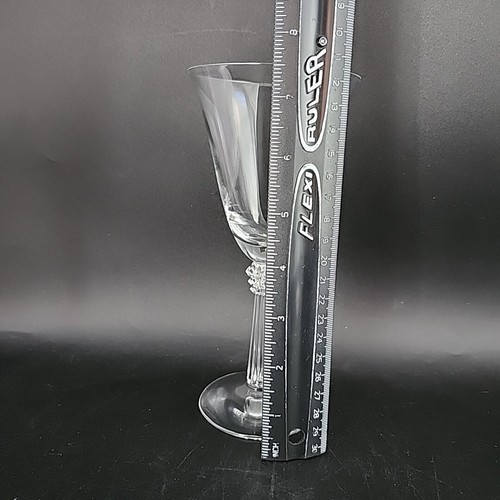 Set of 4 Vtg 7.5" Water Goblets Sceptre Clear by FOSTORIA Crystal Blown Glasses - Picture 3 of 8