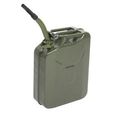 Fuel Can 5 Gal 20L Steel Gasoline Gas Fuel Tank Military Emergency Fuel  Can