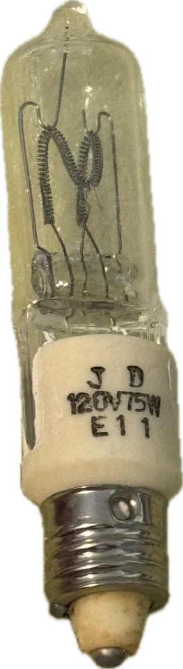 Lámpara halógena de tungsteno JD 120V/75W E11 nueva Foto 2 de 3