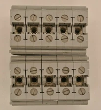 10 Phoenix Contact 3008012 UK35 Feed-through Terminal Block 18-1/0AWG 1000V 125A
