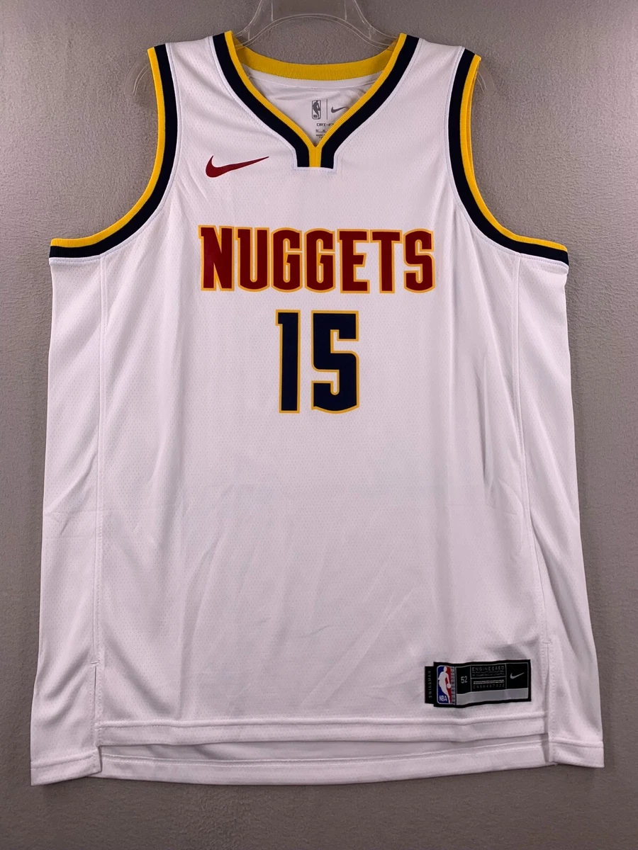 Men's Denver Nuggets Nikola Jokic Nike White 2020/21 Swingman Player Jersey  - Earned Edition