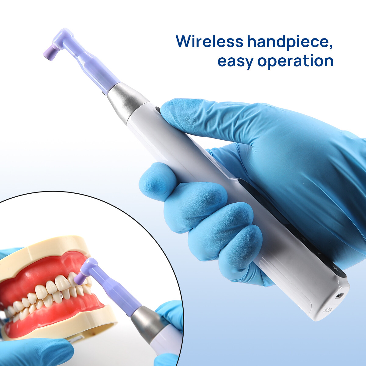 Unbranded Prophy Prophy Angles Cordless Dental Prophy Handpiece With 360° Swivel & 2 Angles – For Hygiene Cleanings Low Speed Dental Handpiece