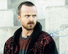 Aaron Paul - Jesse Pinkman in Breaking Bad Signed 10x8 Photo + Dealer COA