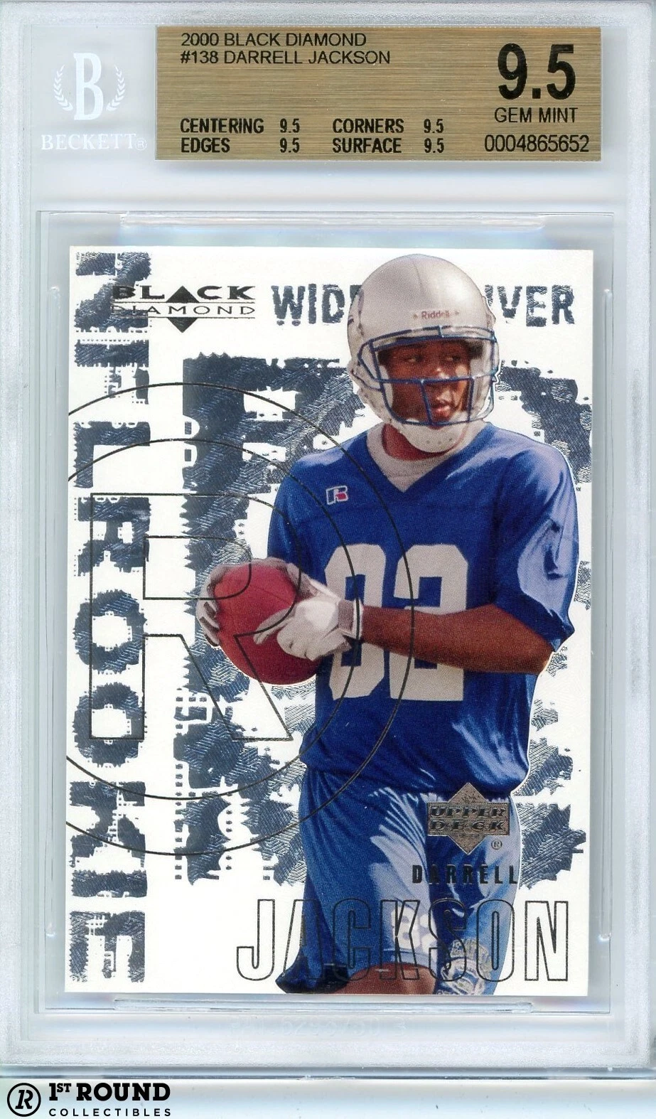 Darrell Jackson Upper Deck Black Diamond #138 Base