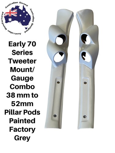 to suit Toyota Landcruiser Early 79 Series DOUBLE PILLAR POD "NEW" PAINTED GREY - Picture 12 of 14