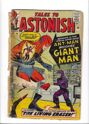 Tales to Astonish # 49 Poor/Fair [1st Giant Man]