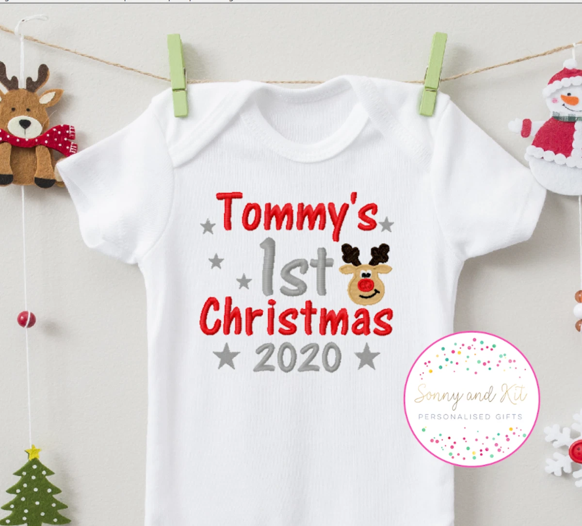 Christmas baby clearance vests