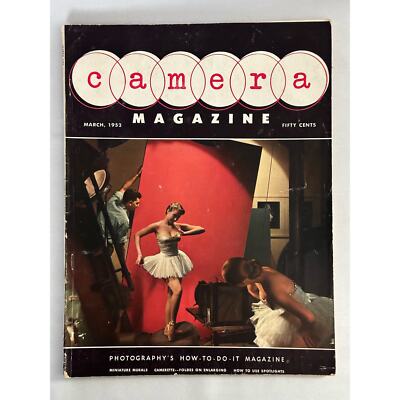 Camera Magazine Miniature Murals Camerette Enlarging and use Spotlights Mar 1952
