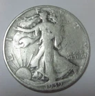 1939  S  Walking Liberty 90% Silver US Half Dollar