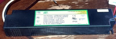 EPTronics LED Optimized Driver LD50W-40-C1250-RD