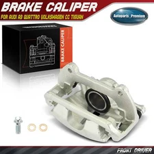 Front Left Brake Caliper w/ Bracket for Volkswagen Tiguan CC Audi A3 Quattro Q3