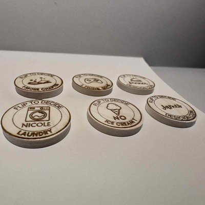 Personalized Decision Maker, Argument Solver, Decision Making Coin, Mothers Day