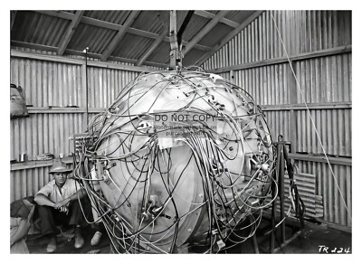 THE FIRST ATOMIC BOMB TRINITY TEST THE GADGET WW2 HIROSHIMA 5X7 PHOTO ...