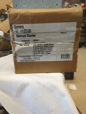 Siemens Manual Starter Model No. 11ZD3B