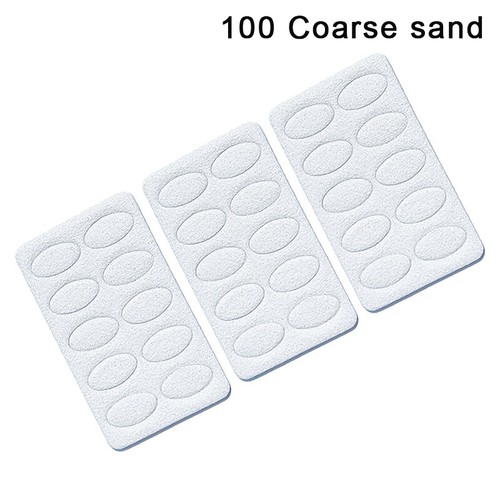 30Pcs Nail Cuticle Pusher Self-adhesive Sand Flake Trimming Nails Pre Polish - Picture 11 of 13