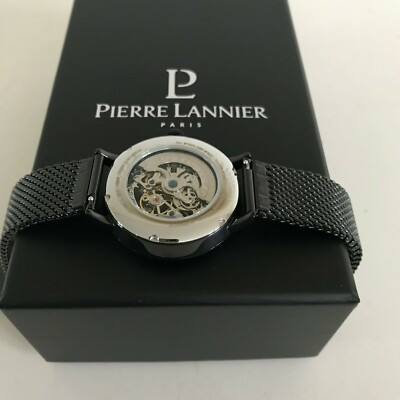 Montre Automatique Pierre Lannier Pour Homme - Référence 326B438 (315A133) - Bracelet Maille Milanaise, Neuf Avec étiquettes