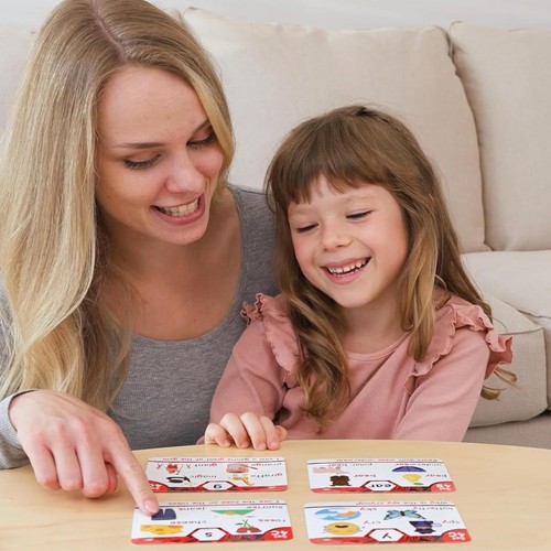 Phonics Flash Cards Learn to Read Spelling Reading Sight Words Phonics Games - Picture 9 of 12