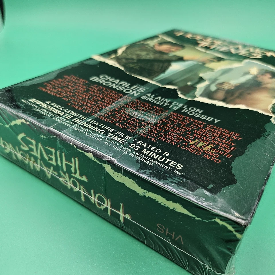 Honor Among Thieves VHS Charles Bronson, Alain Delon Monterey Home Video NEW VTG Foto 3 de 4