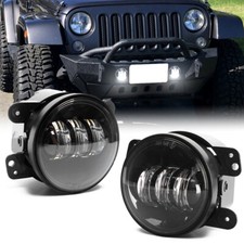 Pair 4 Inch Front Led Fog Lights Bumper Driving Lamps For Jeep Wrangler Jk Tj Lj Pair 4 Inch Front Led Fog Lights Bumper Driving Lamps For Jeep Wrangler Jk Tj Lj