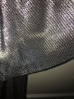 NWT Michael Kors off-the-shoulder metallic pleated top & pants SILVER Large XMAS — photo 7