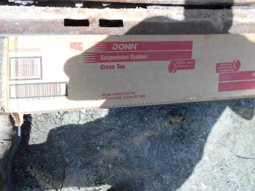 USG DONN 4' x 1-1/2" SUSPENSION SYSTEM CROSS TEES DX/DXL 424 NIB Box of 60
