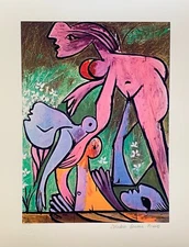 Pablo Picasso THE RESCUE Estate Signed Stamped & Numbered Giclee 20" x 26"