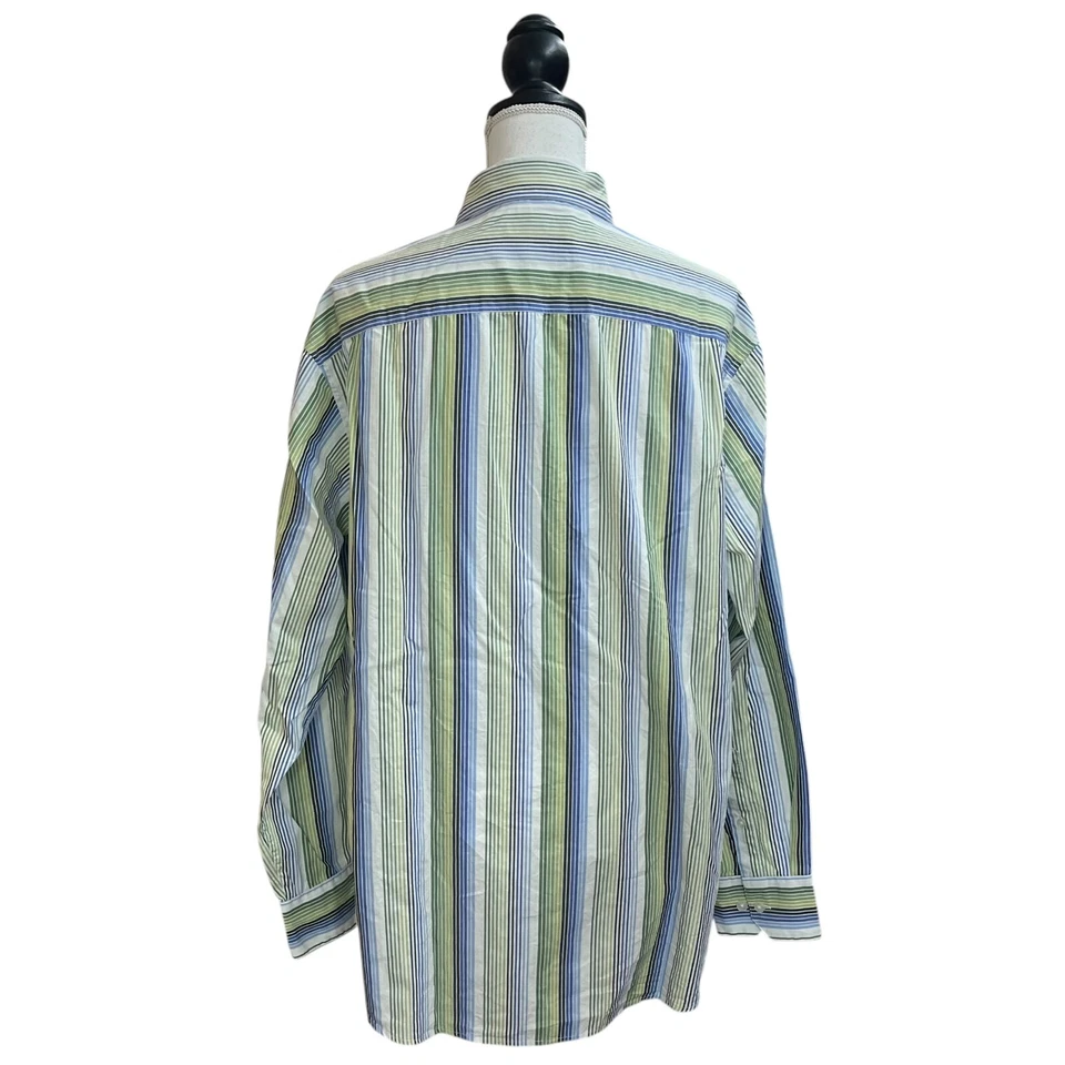 Concepts By Claibone Men's Multicolor Shirt Large Striped Classic Long Sleeve - Image 2 of 3